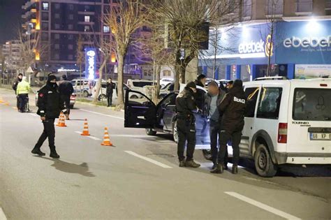 Aksaray polisinden şehir genelinde şok uygulama